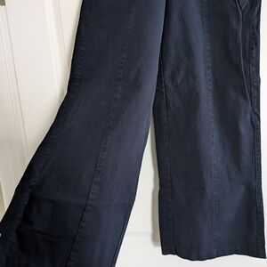 Old Navy Navy Blue Wide-Leg Pants